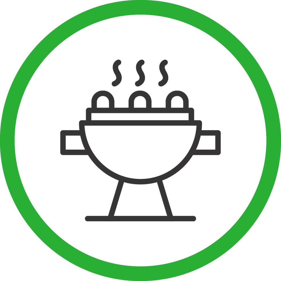 Grill Creative Icon Design vector