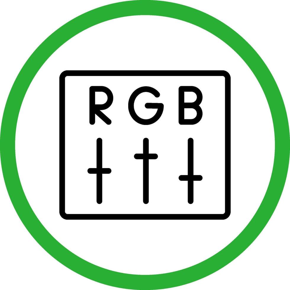 Rgb Creative Icon Design vector