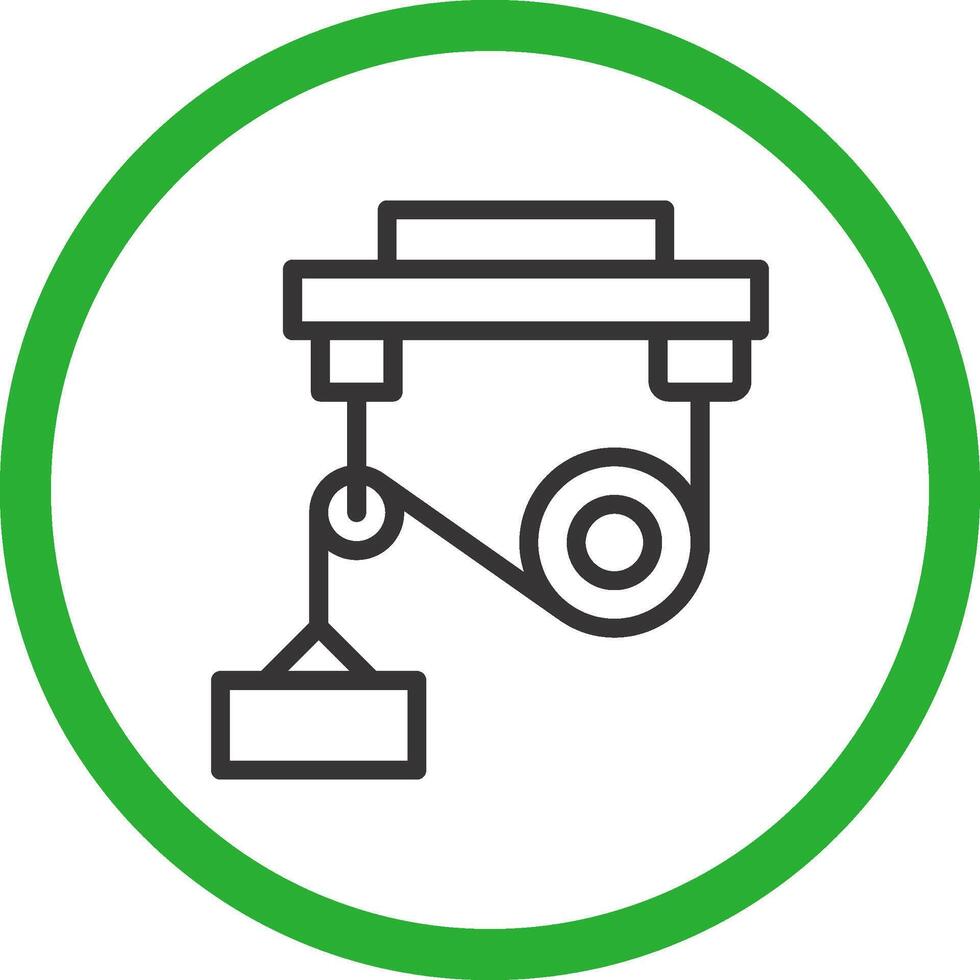 Pulley Creative Icon Design vector