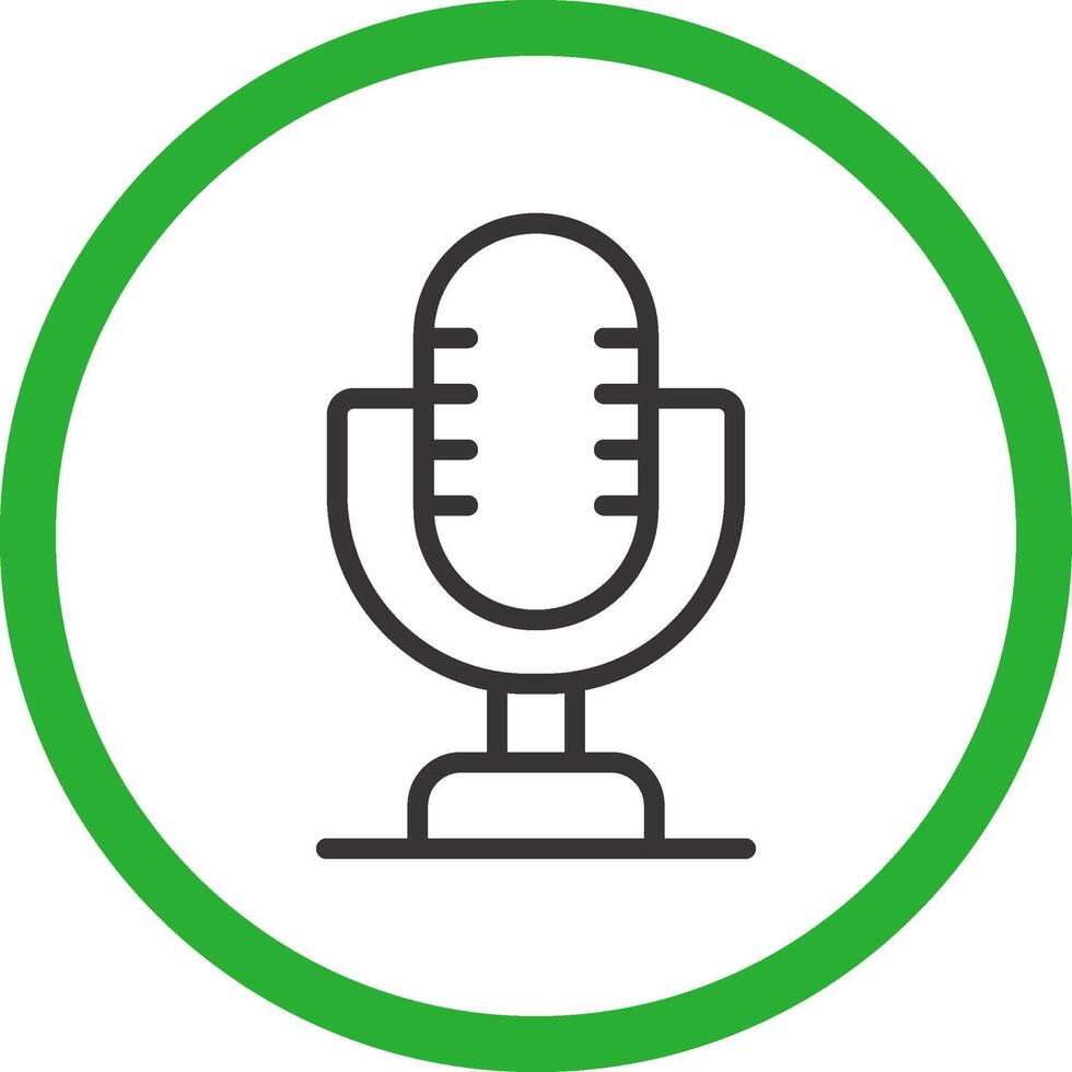 Microphone Creative Icon Design vector