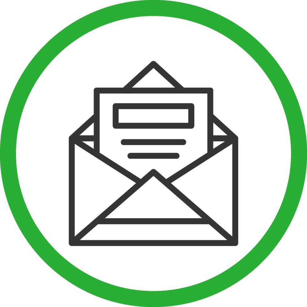 Open Email Creative Icon Design vector