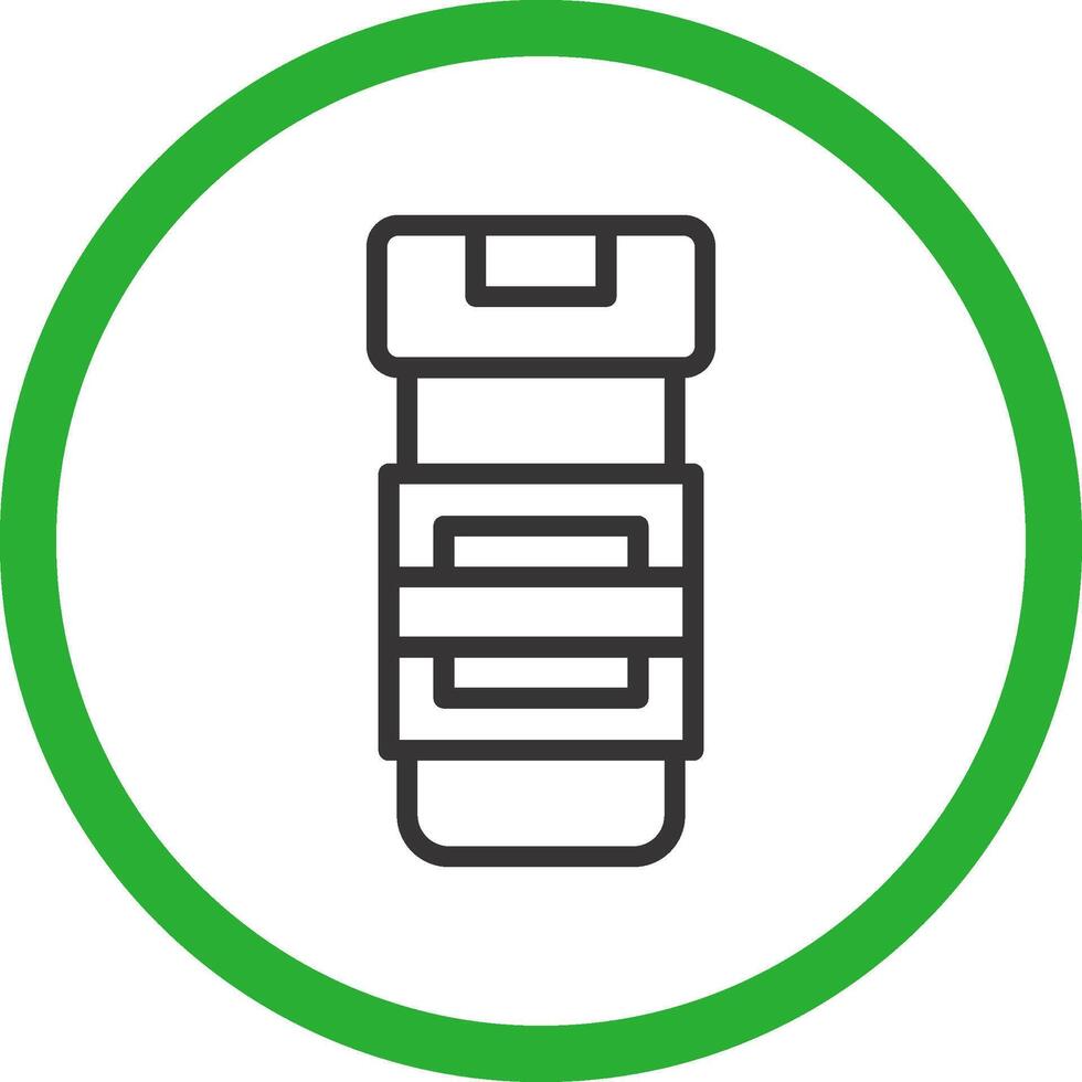 Test Tube Creative Icon Design vector