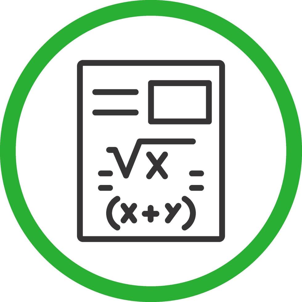 Maths Creative Icon Design vector