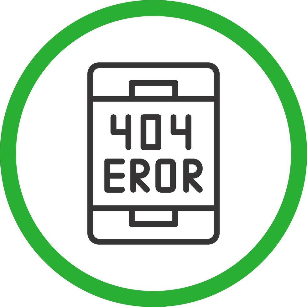Error Creative Icon Design vector