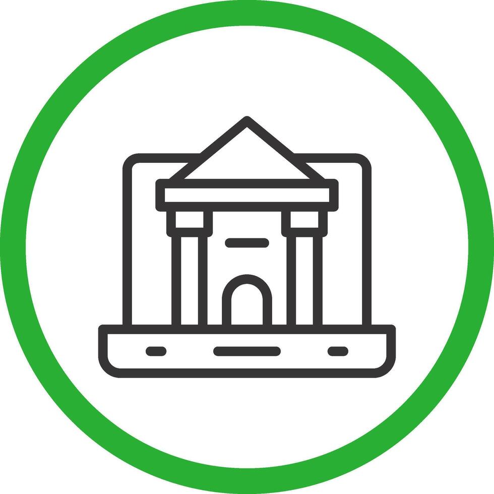 Online University Creative Icon Design vector
