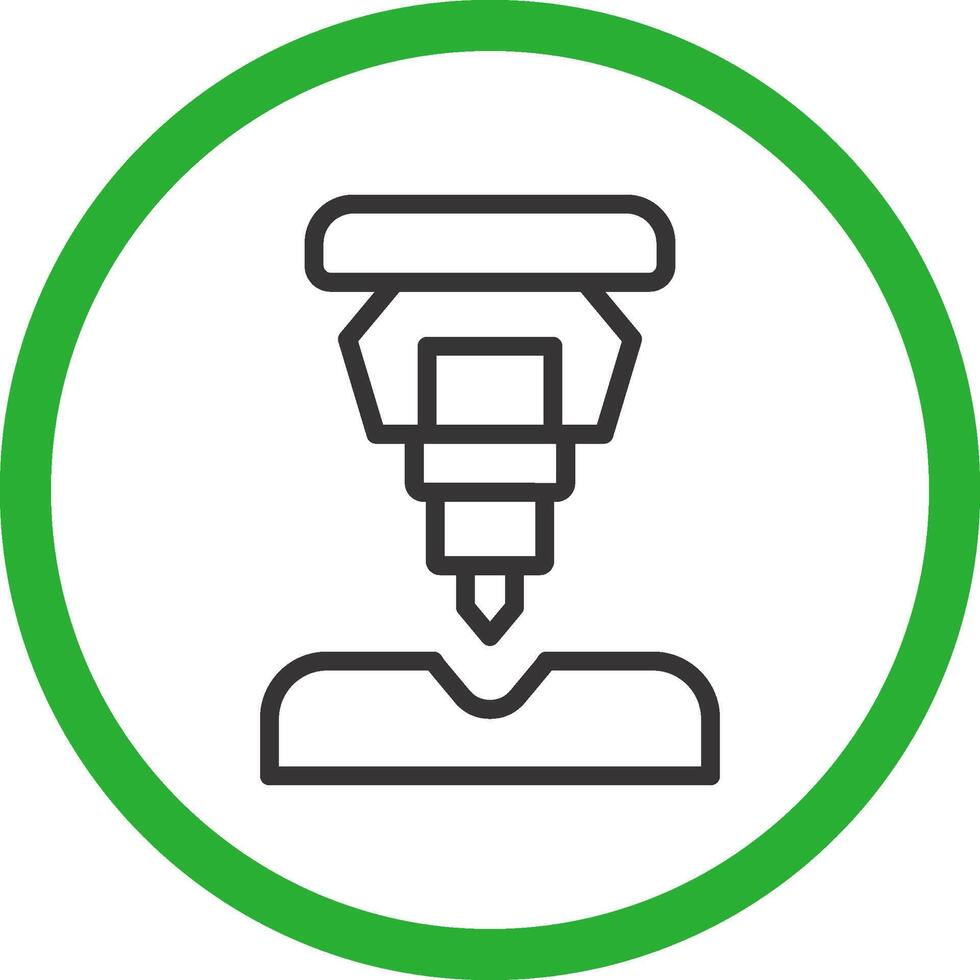 Drilling Machine Creative Icon Design vector