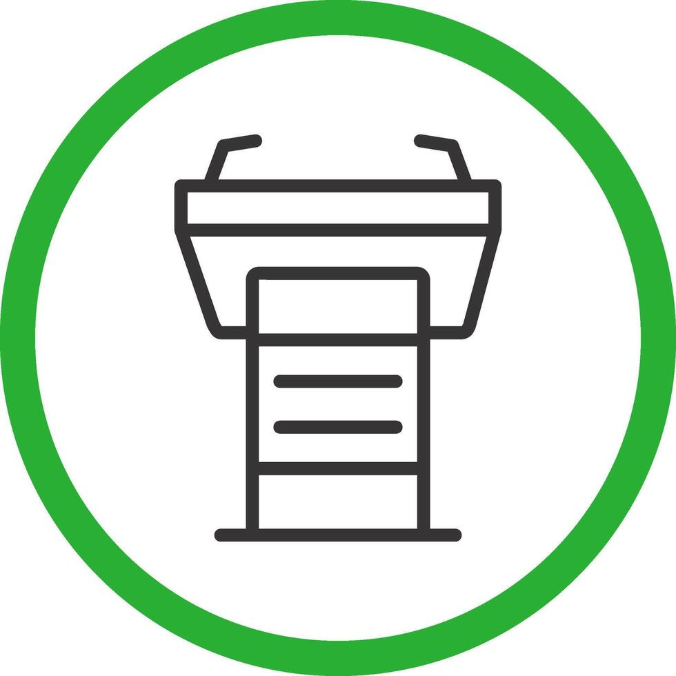 Tribune Creative Icon Design vector