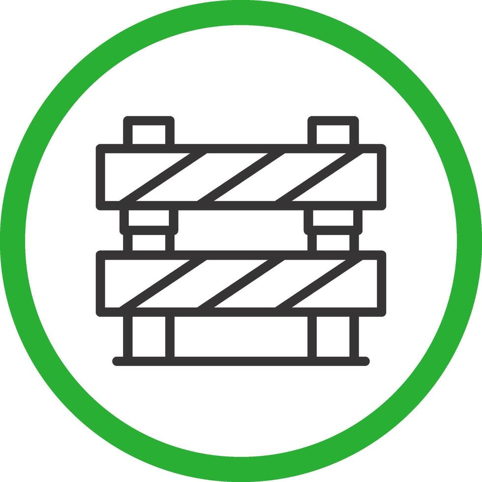 Barrier Creative Icon Design vector