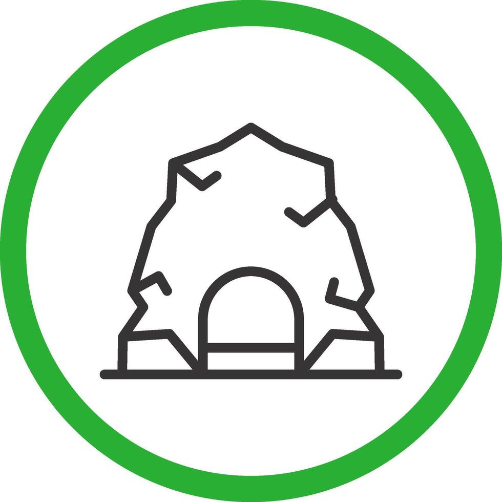 Tunnel Creative Icon Design vector