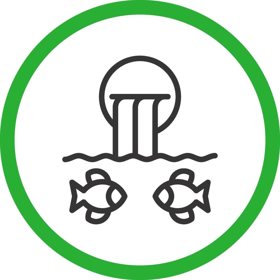River Fishing Creative Icon Design vector