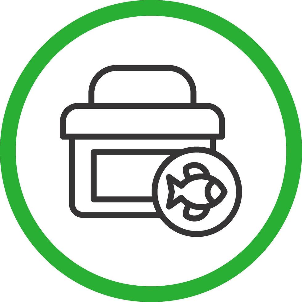 Tackle Box Creative Icon Design vector