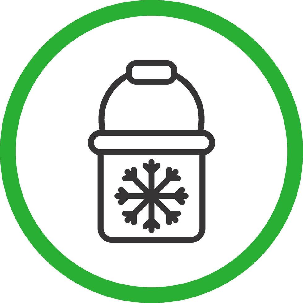 Frozen Bait Creative Icon Design vector