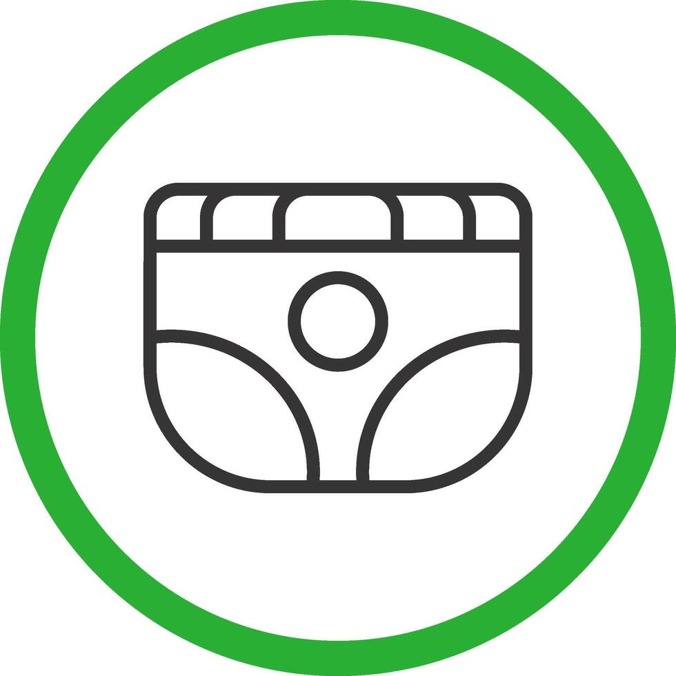 Diaper Creative Icon Design vector