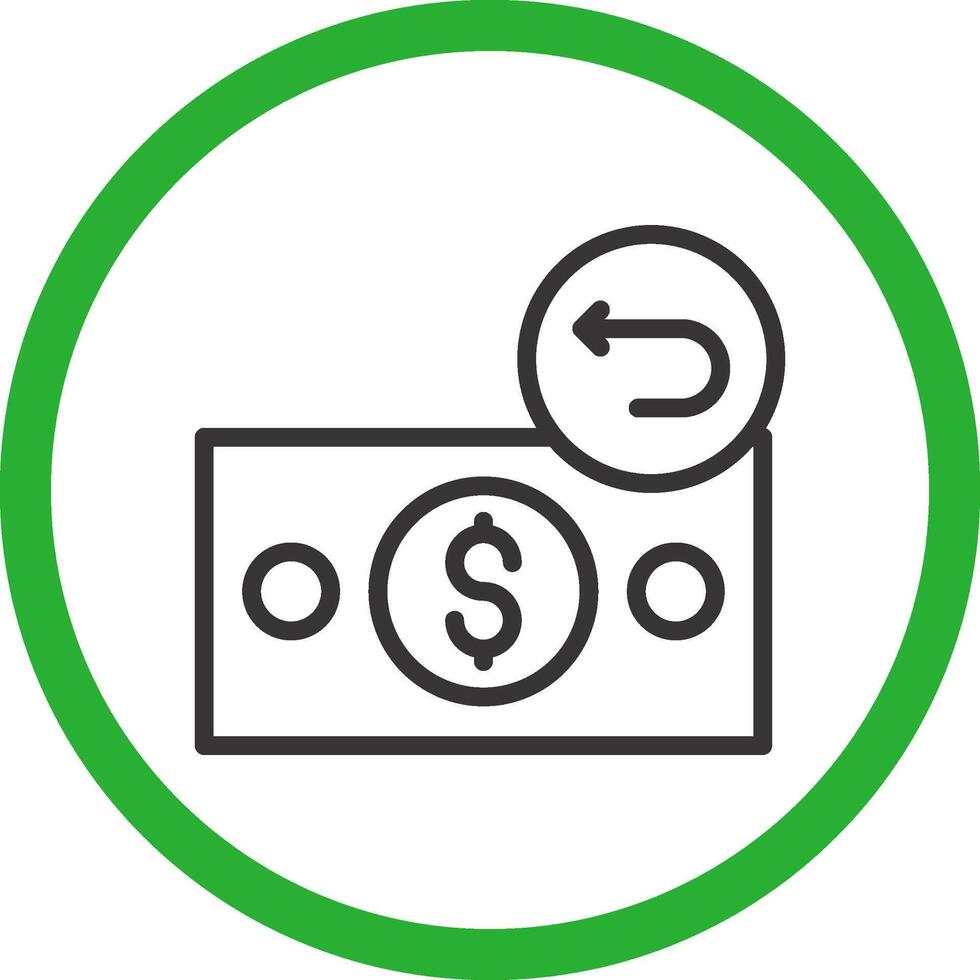 Line Green Gradient Design vector