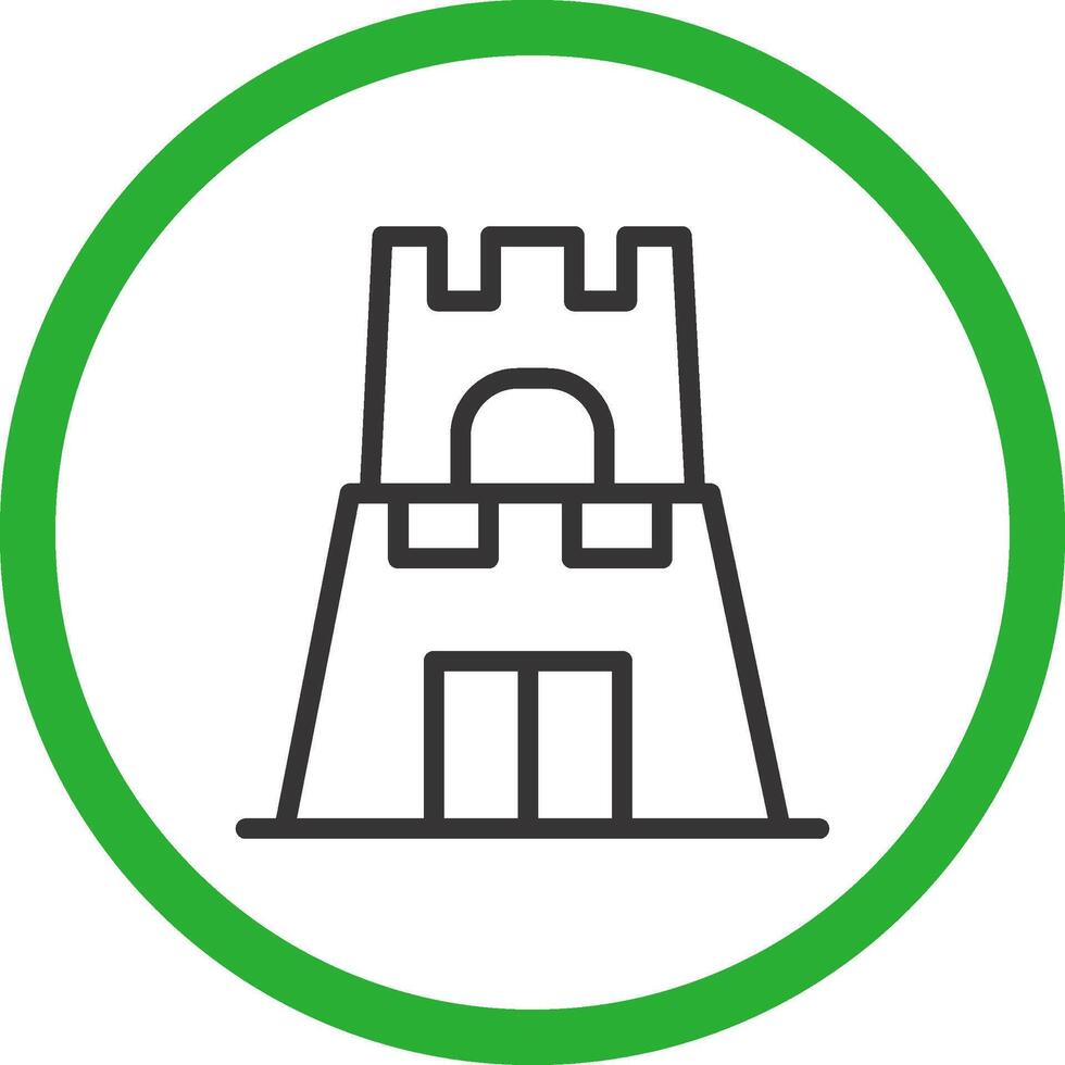 Castle Toy Creative Icon Design vector