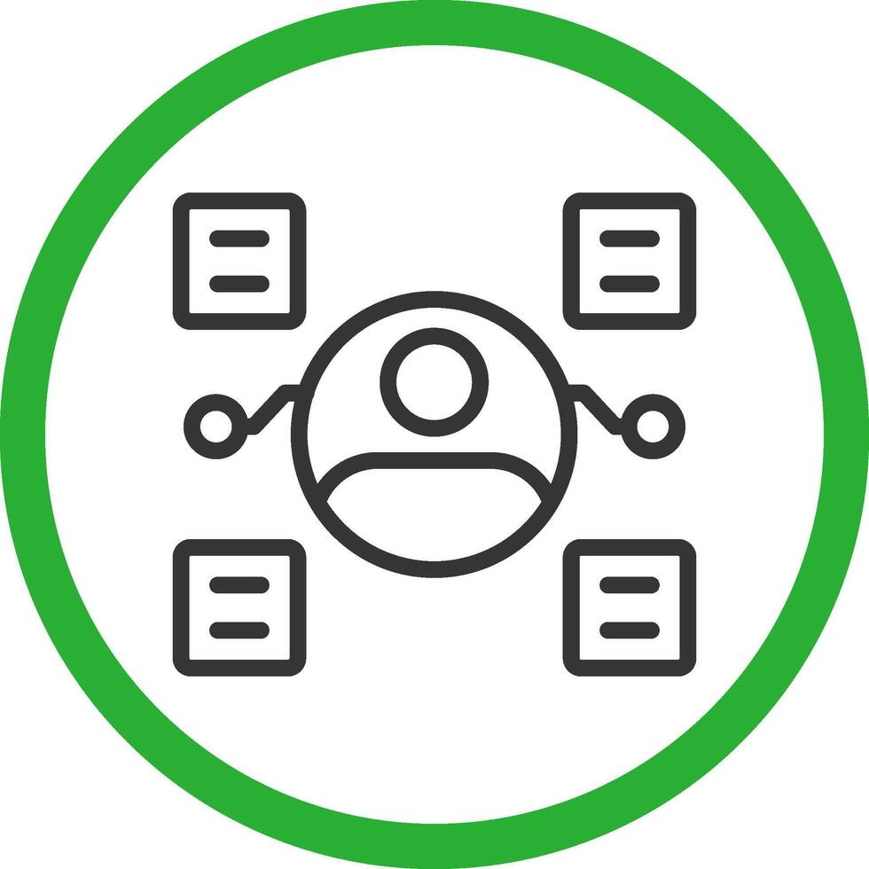 User Predictions Creative Icon Design vector