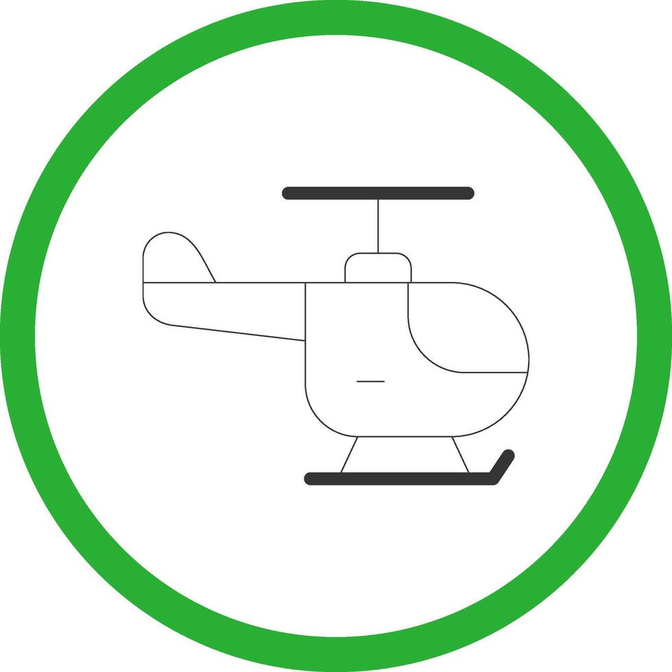 Helicopter Creative Icon Design vector