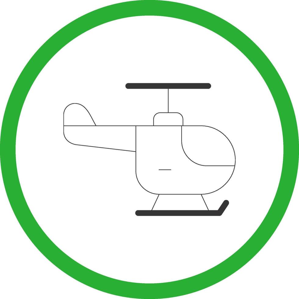 helicóptero creativo icono diseño vector