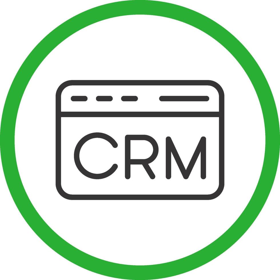 CRM Creative Icon Design vector