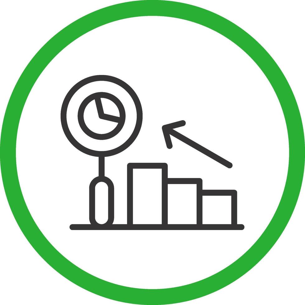 Predictive Analytics Creative Icon Design vector