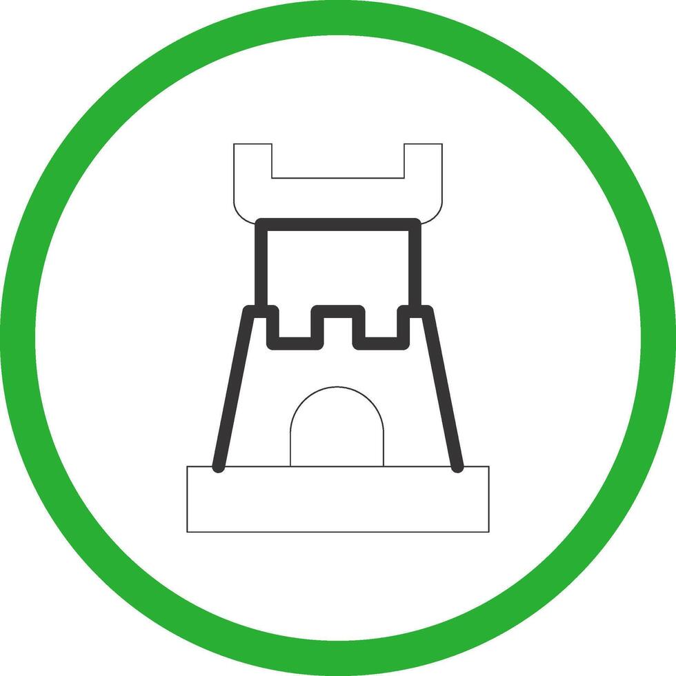 Castle Creative Icon Design vector