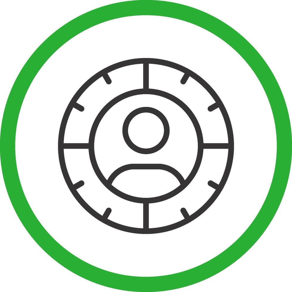 Target Audience Creative Icon Design vector