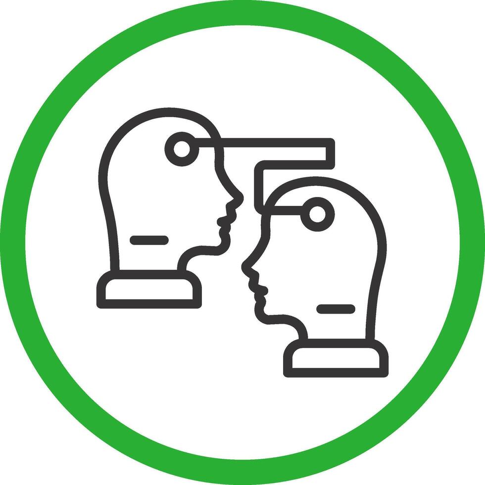 Telepathy Creative Icon Design vector