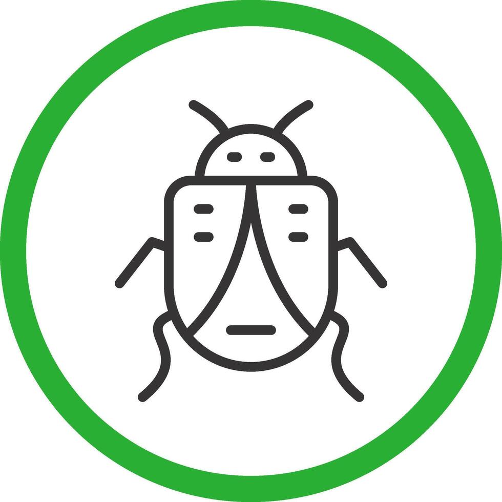 Bug Creative Icon Design vector