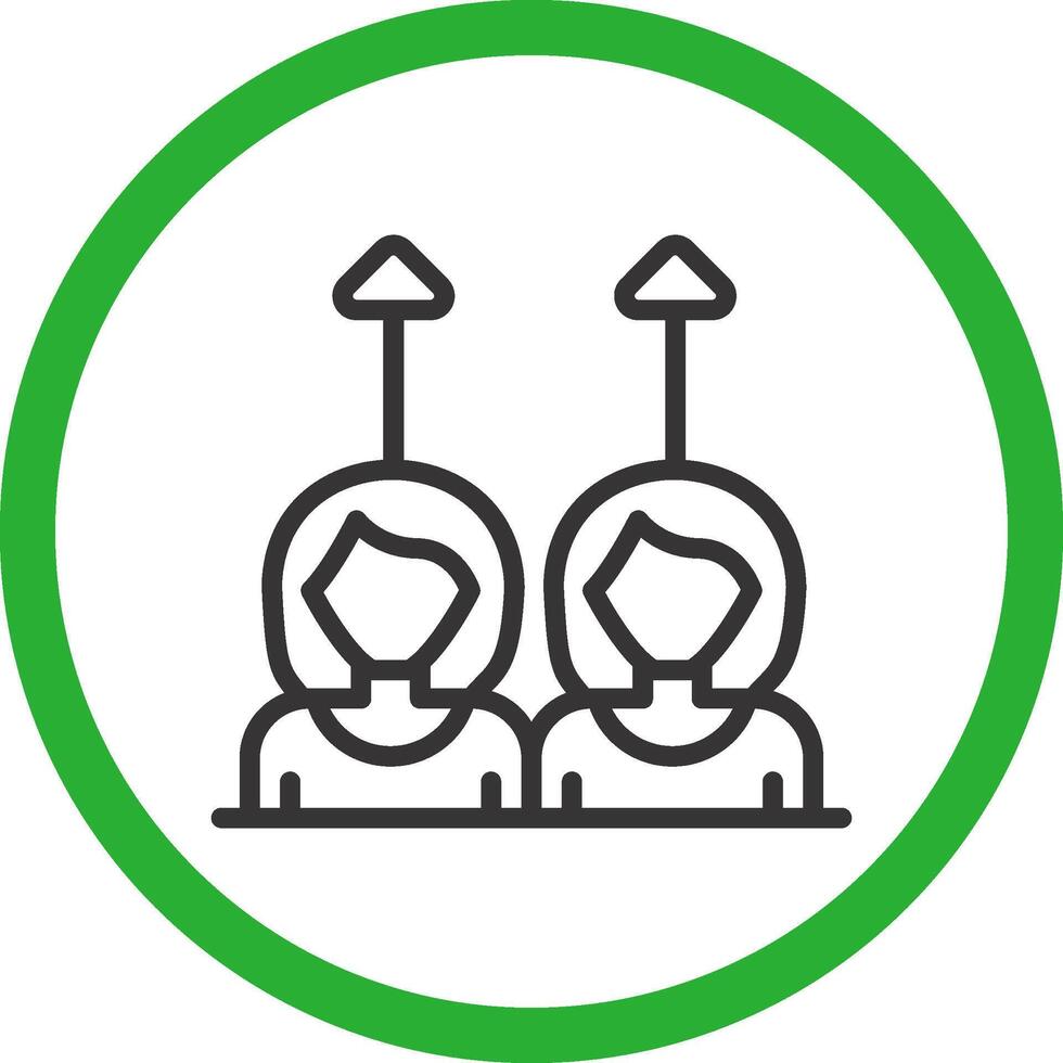 Same Approach Creative Icon Design vector