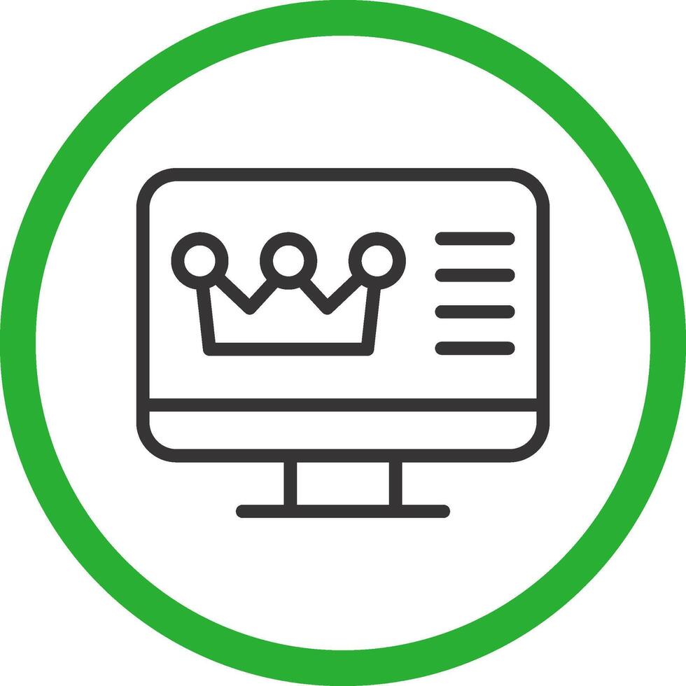 Premium Content Creative Icon Design vector
