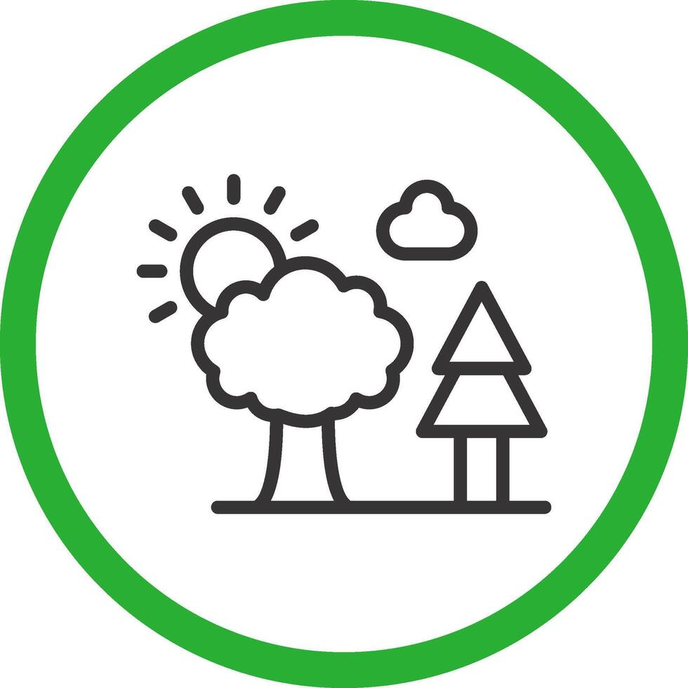Trees Creative Icon Design vector