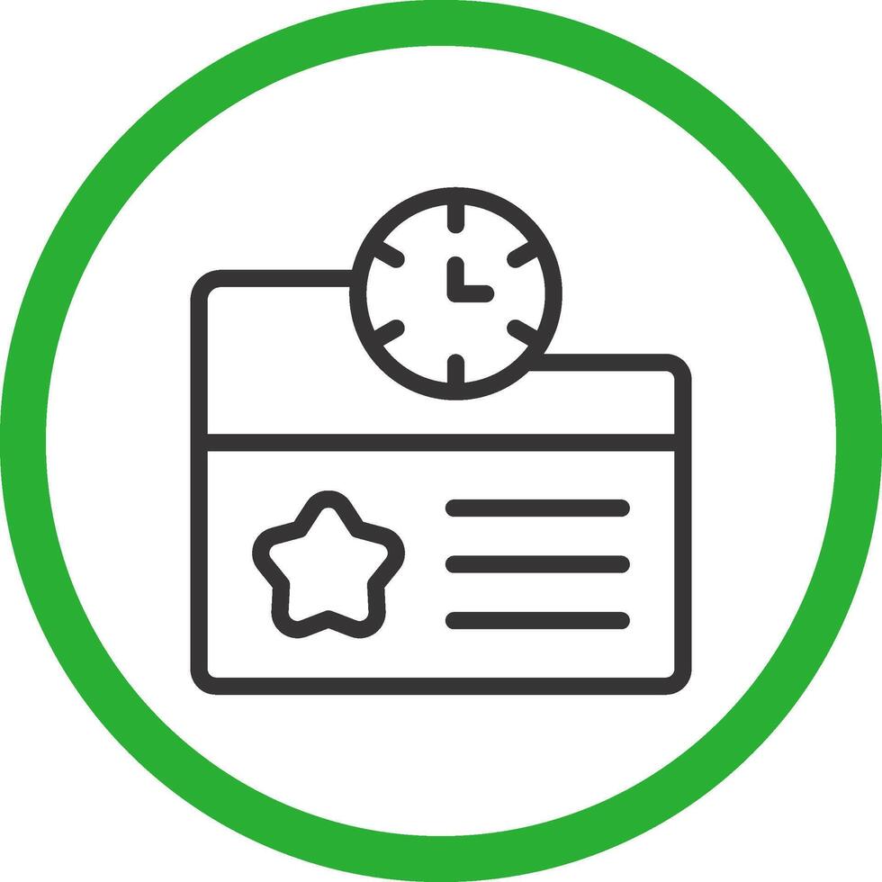 Project Deadline Creative Icon Design vector