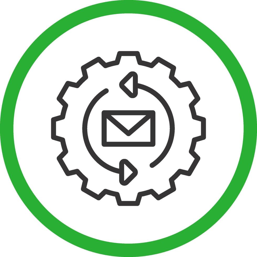 Marketing Automation Creative Icon Design vector