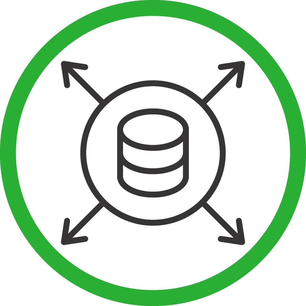 Data Driven Creative Icon Design vector
