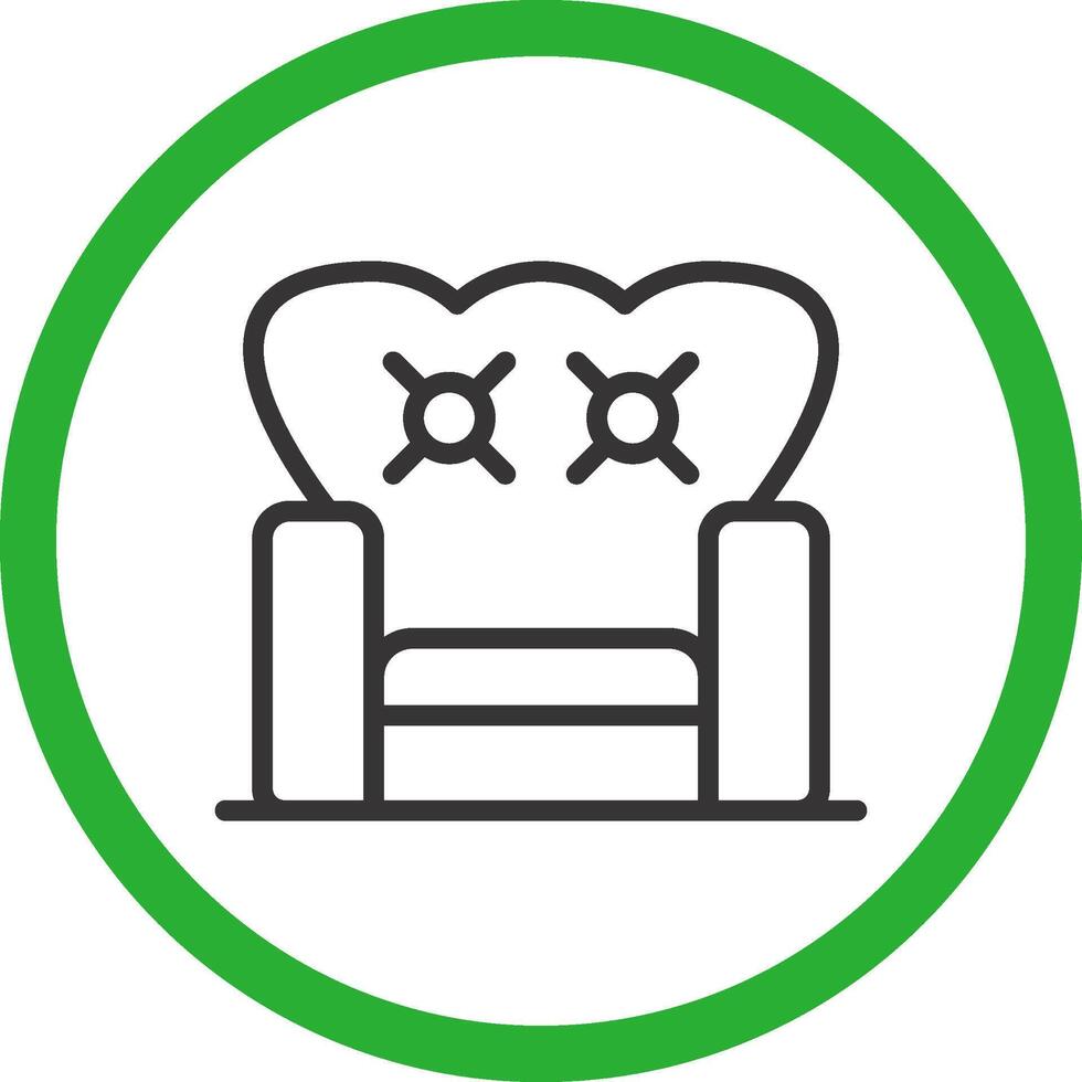 Armchair Creative Icon Design vector