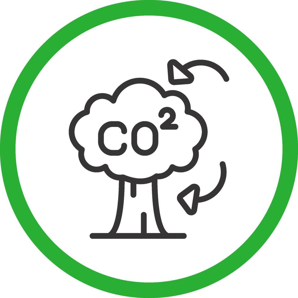 CO2 Creative Icon Design vector