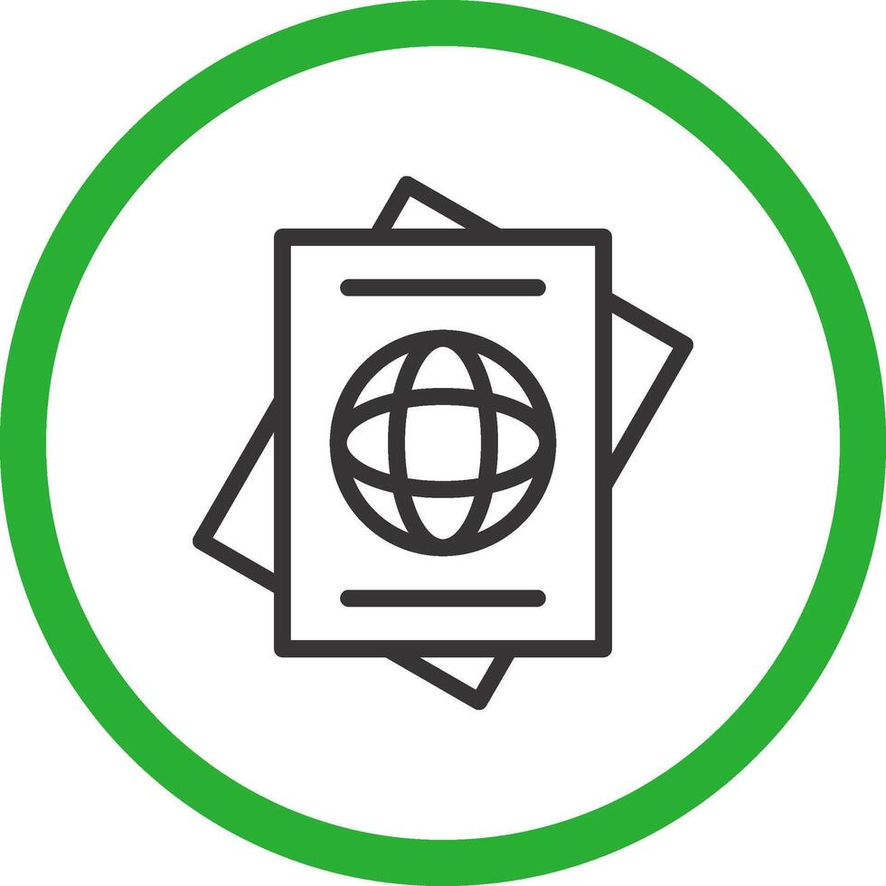 Passport Creative Icon Design vector