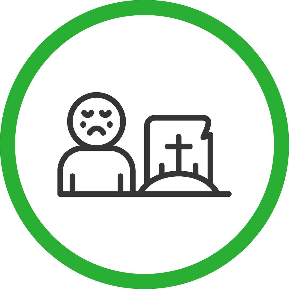 Grave Creative Icon Design vector