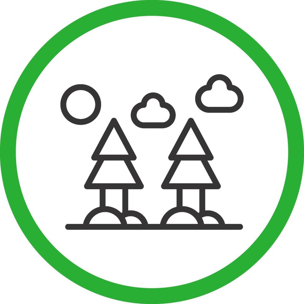 Forest Creative Icon Design vector