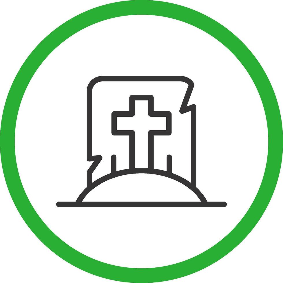 Tomb Creative Icon Design vector