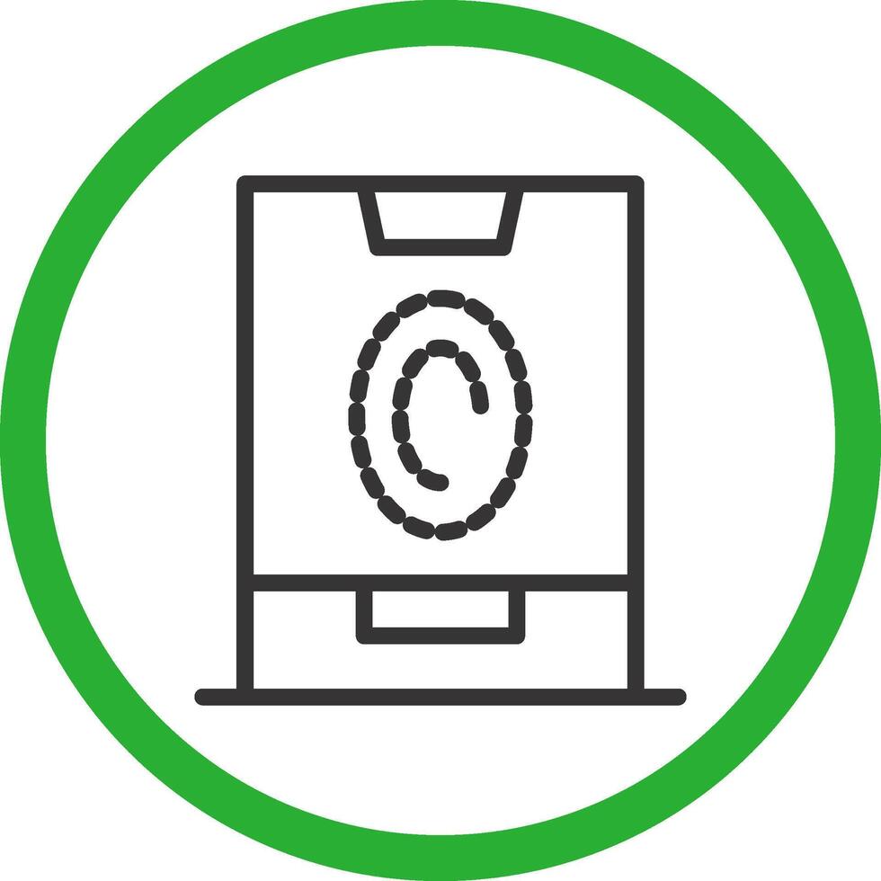 Smart Identification Creative Icon Design vector