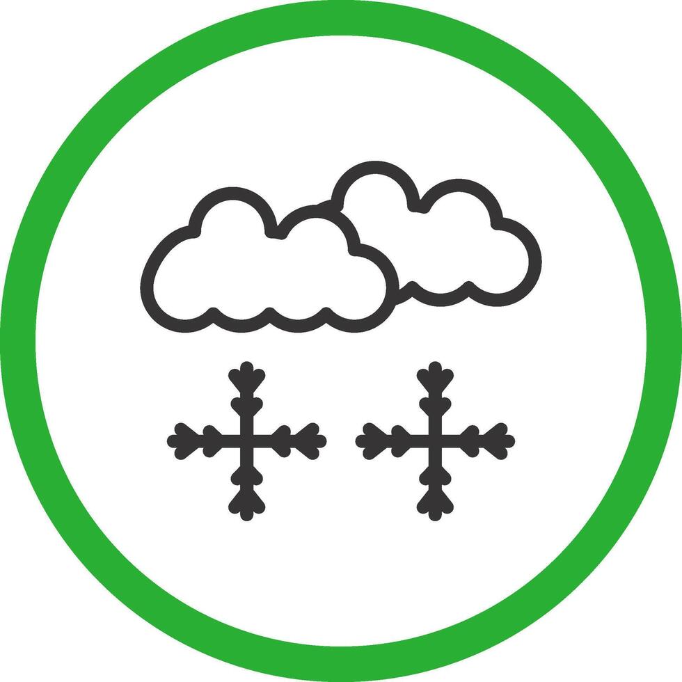 Snowy Creative Icon Design vector