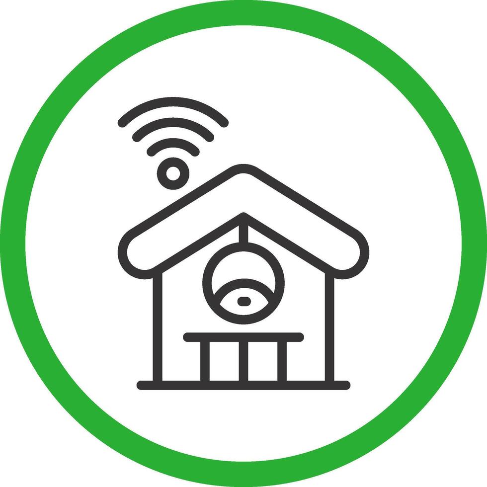 Smart Cctv Creative Icon Design vector