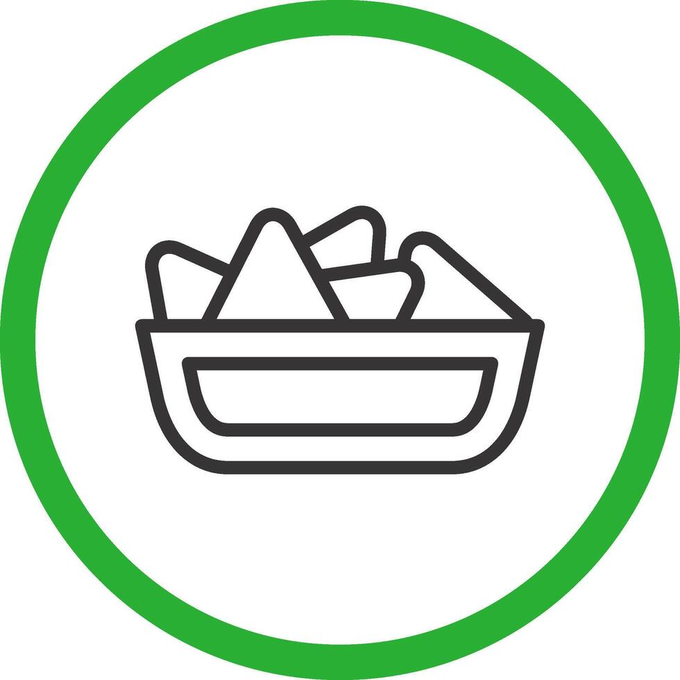 Nachos Creative Icon Design vector