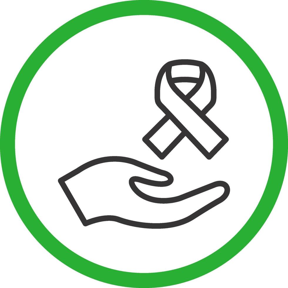 Cancer Diagnosis Creative Icon Design vector