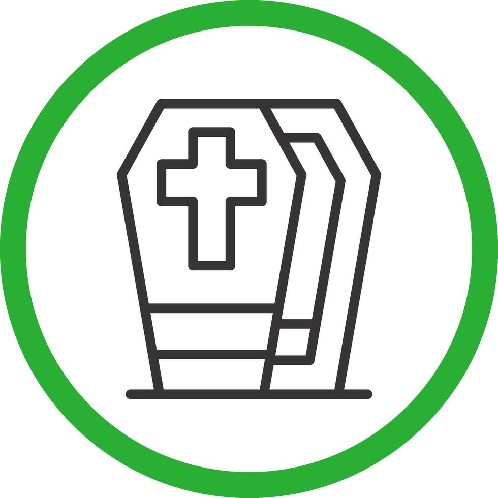 Coffin Creative Icon Design vector