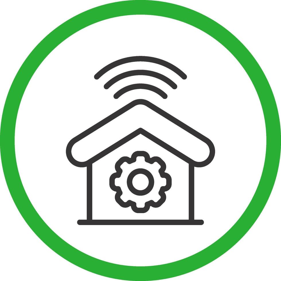 Home Automation Creative Icon Design vector