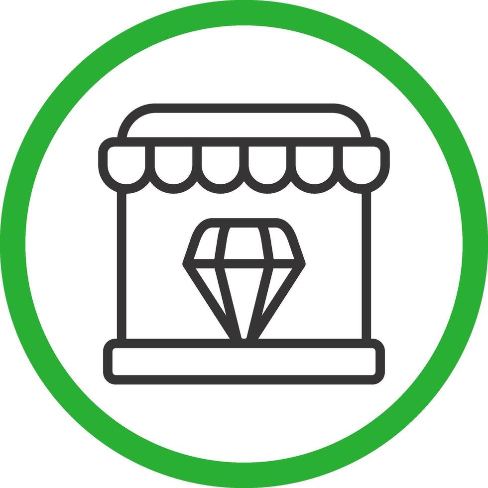 Diamond Shop Creative Icon Design vector