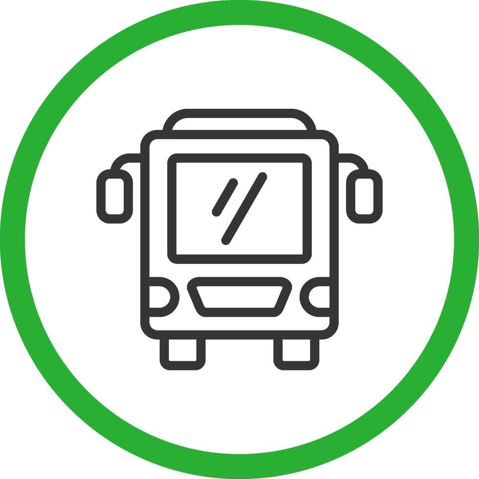 Bus Creative Icon Design vector