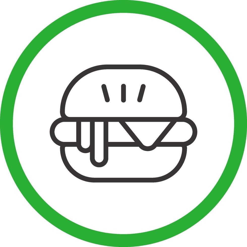 Hamburger Creative Icon Design vector